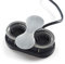 SOTECH Prise encastrée (2 x prises Schuko) aspect acier inoxydable avec fiche avec couvercle rotatif push to open élément de prise double pour plans de travail