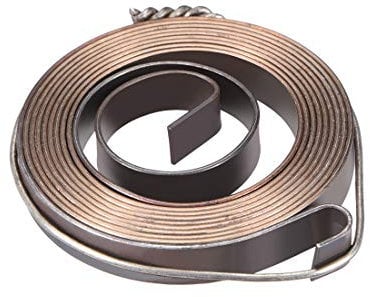 sourcing map Rückholfeder 980mm 43x6x0,65mm Bohrmaschine Feder Spulen Rückdrückfeder Rückzugfeder Zubehör für Tischbohrmaschinen Staubsauger