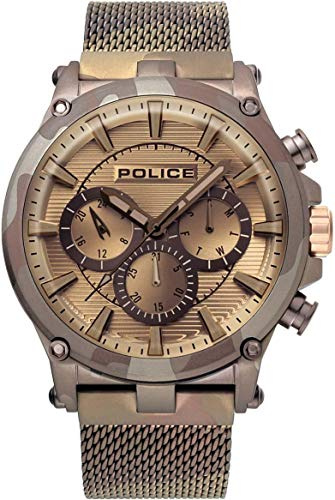 Police Herrenuhr Mineralglas Taman 47 mm