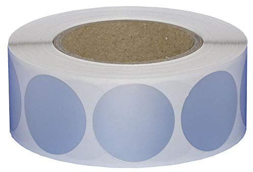 Markierungspunkte/Klebepunkte auf Rolle - Ø 30 mm - 1.000 Stück (Silber Folie matt)