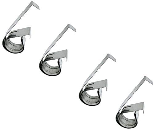 cyclingcolors 4x soporte de zócalo para muebles cocina clip metal patas pies resorte para paneles