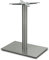 Dublino Tischgestell Tischbein Edelstahl | Premium | PD7095inox | INOX | Esstisch | Höhe 73 cm | 25 kg | Bodenplatte 60x40 cm | max. Tischplattengröße 120 x 80 cm