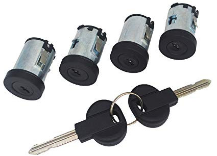 KASturbo Kit di Serrature Porte per Expert Dispatch Jumpy Evasion Fiat Scudo (4 serrature e 2 chiavi) 9170.AY 4162.C9