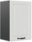 Vicco Hängeschrank R-Line, hängender Küchenschrank, Weiß Landhaus/Anthrazit, 40 cm