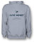 DRESSED IN MUSIC PLAY WITH ME Hoodie Sweatshirt mit Kapuze für Herren/Damen, Bio-Baumwolle, Surf Monkey®, himmelblau, XL