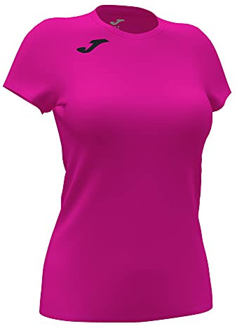 Joma Maglietta a Maniche Corte Record II, Rosa Fluo, XL Unisex-Adulto