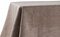 Decomira Tischdecke wasserabweisend Leinen-Optik - Fleckschutz, abwaschbar - Garten-Tischdecke Outdoor, Tischtuch Esstisch - Braun Taupe - 110x110 cm