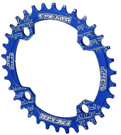 X AUTOHAUX 34 Dientes 104mm Platos de Bicicleta Montaña Ancho Platos Bielas Diente Placa Azul