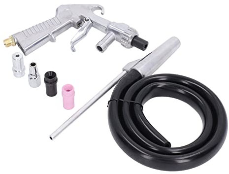 Shanrya Granalladora de aleación de aluminio de 60-120 PSI con 4 boquillas para caudales no autorizados