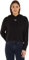 Tommy Hilfiger Jeans Damen Hoodie Cropped Logo mit Kapuze, Schwarz (Black), M