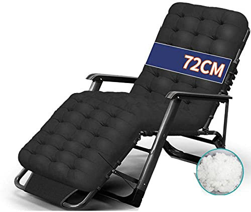 Patio Lounger Chair,Zero Gravity Sun Lounger, Reclining Garden Patio Deck Chair, Leisure Garden Outdoor Patio Sunloungers, Folding Reclining Chairs Lounger Deck Chairs-3