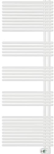 Radiateur seche-serviette electrique, modele Garda, 1000W couleur: RAL 9016 blanc