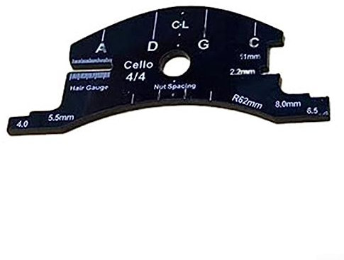 Violinbrücken, multifunktional für Formschablonen, volle Größe, Cellobrücke, Reparaturwerkzeug, Cello 4/4