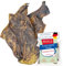 MERVELA Pferdehautplatten | 100% Pferd pur | 1 Stück | Haut Hautplatten vom Pferd getrocknet | Qualität aus Deutschland | ideal für hypoallergene, allergische und Sensible Hunde