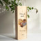 Transparent Gift Caja de Vino Personalizada Corazón para el Día del Padre. Cajas de Madera Personalizadas Botella de Vino. Regalos Originales para Hombre. Regalos para Padres Personalizados