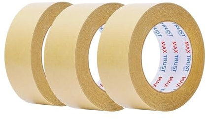 LEDSone Kraft Paper Tape, Brown, 50m x 4.8cm, Eco-Friendly, Heavy-Duty, Strong, Packaging Tape