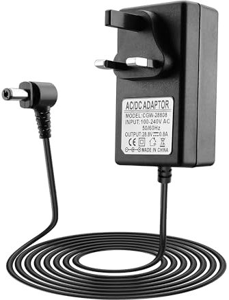 Xahpower 28.8V Replacement Charger for Shark Vacuum Cleaner, Power Supply Adapter for Shark Cordless Stick Vacuum IZ202UK IZ202UKT IZ252UK IZ252UKT IZ201UK IZ103UKGB IF202 IF250 IF200UKT IR141 IR200