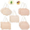 Kiuiom Unlackiertes Holzschild, 10PC Hängendes Holzschild für DIY Basteln Brandmalerei Malen Schreiben Dekorieren