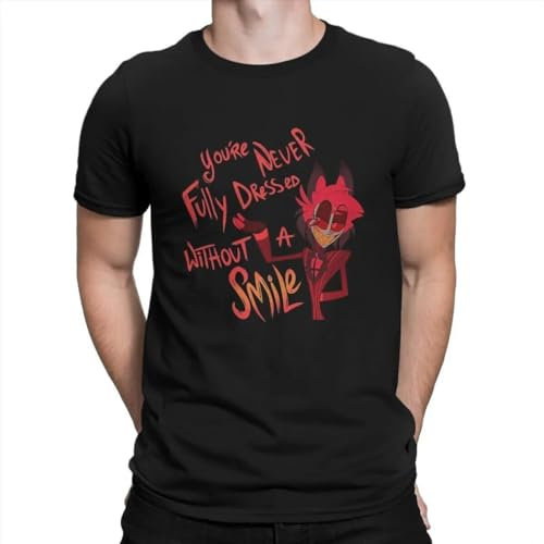 Hazbin Hotel Unisex Alastor You Are Never Fully Dressed Without a Smile T-Shirt