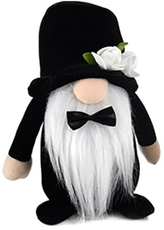 CANNXI Wedding Dress Bride and Groom Gnomes Plush Decor Wedding Gnomes Figurines Decorations for Bridal Shower Wedding Decor