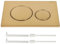 Placa de accionamiento, placa de empuje, cisterna de inodoro, piezas de repuesto modelo antiguo compatible con Geberit sigma01 UP300 y 320, placa de accionamiento 115770115 2 cantidades de descarga 1
