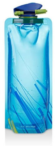Botellas de agua plegables de 700 ml – f reutilizable para correr, plegable, 2 l, 1 l, botella deportiva de silicona para niños pequeños, portátil, gran capacidad, litros, corredor, 700 ml, botella de