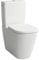 LAUFEN Meda Stand-WC-Kombination, spülrandlos, Silent Flush, 360x680mm, Tiefspüler, H8241110000001, Farbe: Weiß