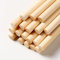 WANYI 60 Pièces Batonnet en Bois, Baguette Bois, 6mm x 200mm Baton Barbe a Papa Rond en Bois Tige Bois pour Maquette DIY Projets Artisanat et Décoration