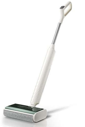Lefant Aspirateur Balai Laveur sans Fil LS100, 2,65 kg Léger & Puissant, Aspirateur Laveur de Sol Intelligent pour Sols Durs,Plat à 170°, Autonettoyage,Nettoyage des Bords, économie d'espace