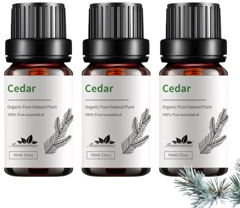 3 Stück Zirbenöl Bio Zirbelkiefer Öl 10 Ml Zirbenduft Tannenduft Öl Langanhaltender Duf Geeignet für Aromatherapiebrenner DIY-Kerzen Verwendung Im Auto Raumspray