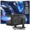 HKOORLAMULS GAME Projector, 260 ANSI Lumens, 1280x720P HD Resolution, Portable Mini Projector with 20,000+ Games, HDMI, Compact Design (Black) - Ideal for Gaming, Movies, and Outdoor Use