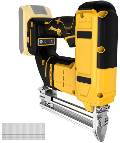 18 Gauge Cordless Brad Nailer for Dewalt 20V MAX Battery, Battery Powered Nail Gun with 1000 Nails, Lightweight Electric Nail Gun for Woodworking, DIY Projects, Framing & Home Improvement