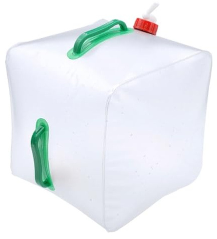 qixeuoa Faltbarer Camping Wassersack,20L Faltkanister,Faltkanister Mit Hahn,für Camping,Wandern,Rucksackreisen,Angeln,Picknicks,Klettern