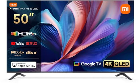 XIAOMI QLED 50 A Pro 2026 UltraHD 4K Dolby Audio Google TV