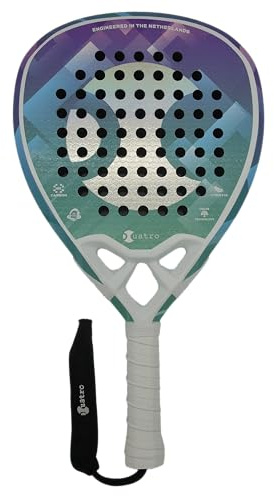 Cuatro Padel Racchetta da Padel NOVA 2026, Telaio in Carbonio 18K, Forma Diamante, Nucleo EVA Ibrido, Per Giocatori Intermedi e Avanzati