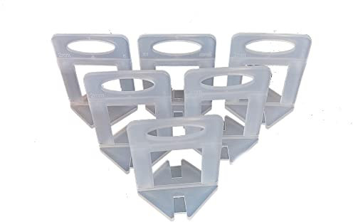 600 Stück Nivelliersystem Zuglaschen 6-15 mm Höhe 1mm Fuge Fugensteg
