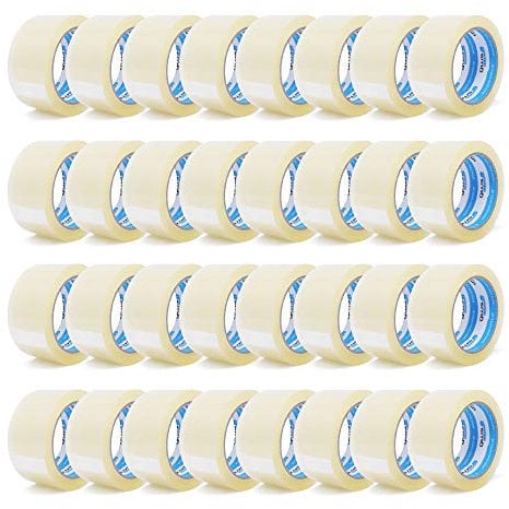 gws Paketklebeband 144 Rollen farblos Geräuscharmes Universalklebeband zum Verpacken von Paketen - Hohe Klebekraft - Profi-Qualität 66 m Länge 50 mm Breite