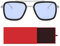 SHEEN KELLY Geschenk Retro Sonnenbrille Quadratische Metallrahmen für Männer Frauen Klassiker Sonnenbrille Piloten Schwarz Linsen 1:1