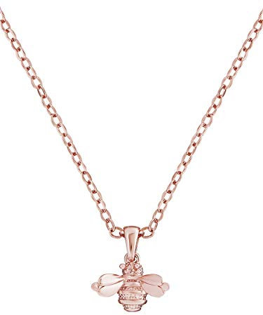 Ted Baker Bellema Bumble Bee Pendant Necklace For Women (Rose Gold)