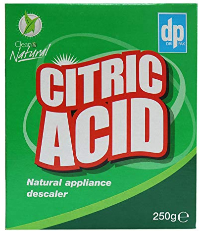 Dri-Pak Citric Acid Natural Appliance Descaler - Limescale Remover – 2 Packs of 250g