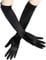 Long Black Gloves Fancy Dress Elbow Satin Gloves Evening Gloves Ladies Formal Gloves 1920s Style Dance Gloves Stretchy Long Mittens Sexy Wedding Prom Opera Gloves 20s Party Bridal Gloves for Women