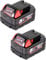 Milwaukee Akku Starter 18V Set mit 2x M18 B5 Akku 18V 5,0Ah