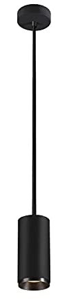 SLV Pendelleuchte NUMINOS® PD DALI M / Wohnzimmer-Lampe, Innen-Beleuchtung, Hänge-Leuchte Esszimmer, LED, Decken-Leuchte / 3000K 20.1W 1970lm schwarz dimmbar 36Grad