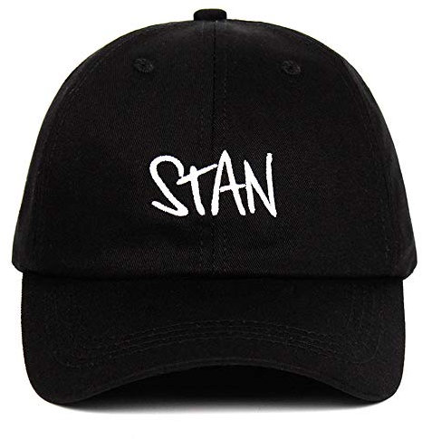 Kuletieas Cap Stan Dad Hat Dido Limited Vergriffen Baseballmütze Stickerei Snapback Frauen Männer Mütze 100% Baumwolle Stan Hats Black