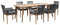Pascal Gartenmöbel – drinnen oder draußen – 3 Sets zur Auswahl!! L-förmiges Sofa, 4-Sitzer-Sofagarnitur, rechteckiges Esszimmer-Set (6-Sitzer, rechteckiges Esszimmer-Set)