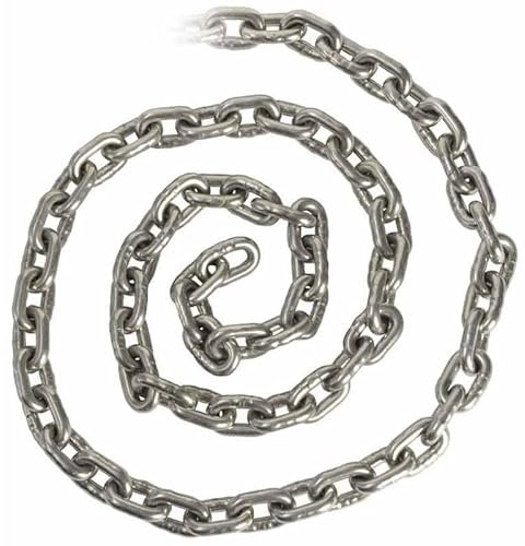 PIMAR Catena calibrata in Acciaio Inox AISI 316 ø 6mm Salpa Ancora per Barca gommone Accessori Varie Misure (25 Metri)