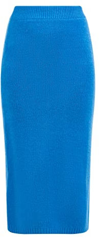 IZIA Damen Strickrock Gaya 19025433, Blau, XL/XXL