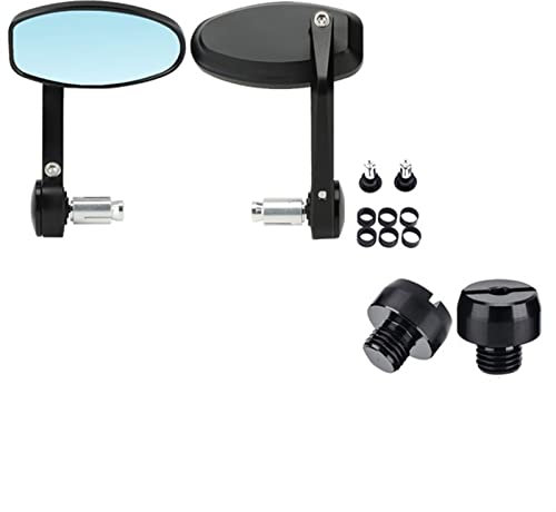 Für CanAm Spyder F3-S F3T Motorrad Lenkerende Spiegel Universal Rückspiegel CNC 13mm-18mm (Color : 2)