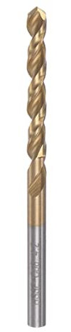 sourcing map Twist Drill Bit 4.2mm Titanium Coated (HSS-E) M42 High Speed Steel 8% Cobalt Straight Shank for Stainless Steel Aluminum Alloy Metal