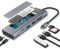 GKI 8-in-1 USB C Hub with M.2 NVMe/SATA SSD Enclosure with 1 * 4K HDMI, 1*USB C 3.1, USB 3.0,USB 2.0, SD/Micro SD Card Slots, 100W PD Compatible with USB C Port of Computer.